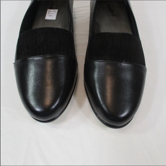 TROTTERS Laurie Black Leather Loafers NWT Size 9.5N - Picture 3 of 8